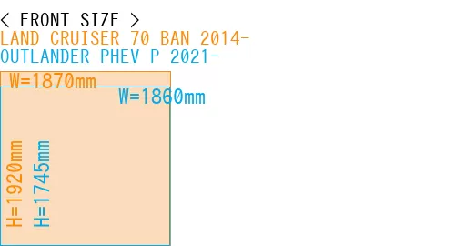 #LAND CRUISER 70 BAN 2014- + OUTLANDER PHEV P 2021-